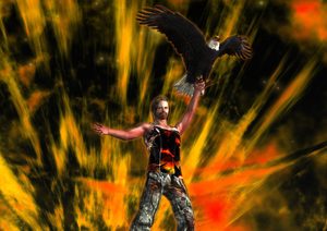 Art Expo: Mike and Eagle