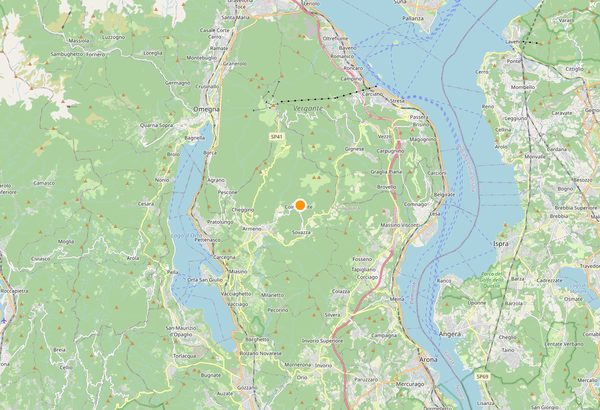 Map preview: Mirapuri-Coiromonte near Lake Maggiore